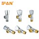 Wholesale 1/2 Inch 3/4 Inch Connector Angle Valve Brass Chrome Plated 1/2 Inch Toilet Brass Angle Valve For Bathroom