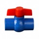 PBV65 new types screw plastic thread abs handle pvc water ball valve