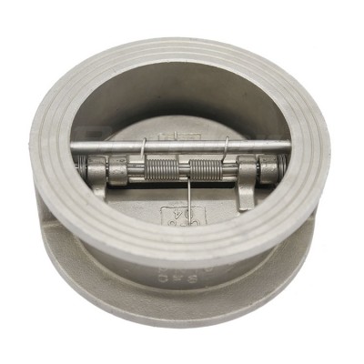 Bundor 304 Stainless Steel non return low pressure 100mm wc stainless steel spring check valve 150nb