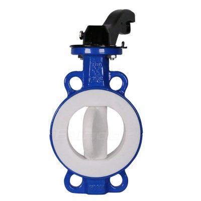 Stainless Steel Ss 304 Metal Seat Ptfe Seal Cast Iron Butterfly Valve Mini Butterfly Valve